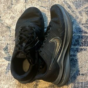 Nike Downshifter CW3413-003 Black Running Shoes Sneakers Womens 9